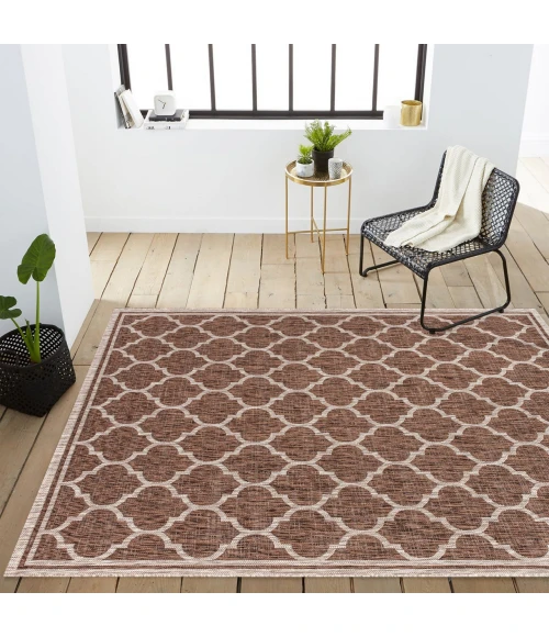 Jonathan Y SANTA MONICA Red SMB109C 6ft. X 9ft. Rect. Rug
