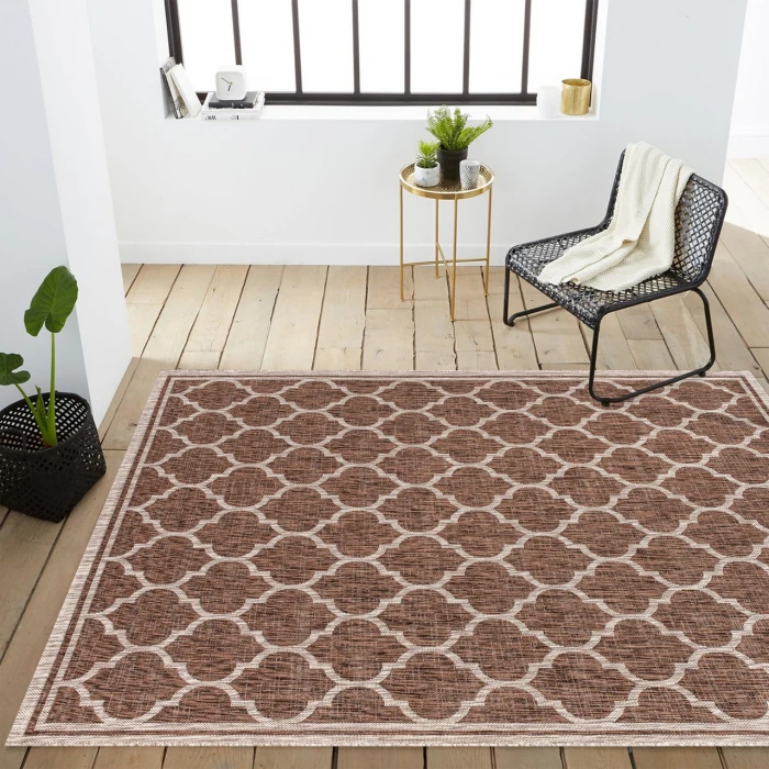 Jonathan Y SANTA MONICA Red SMB109C 6ft. X 9ft. Rect. Rug