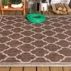 Jonathany Santa Monica SMB109B Espresso/Taupe Area Rug 9 ft. X 12 ft. Rectangle