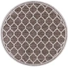 Jonathan Y SANTA MONICA Brown SMB109B 9ft. Round Rug