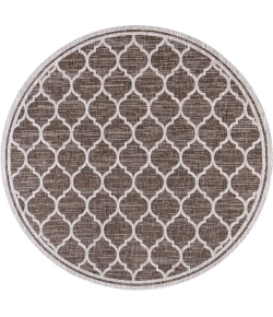 Jonathan Y SANTA MONICA Brown SMB109B 9ft. Round Rug