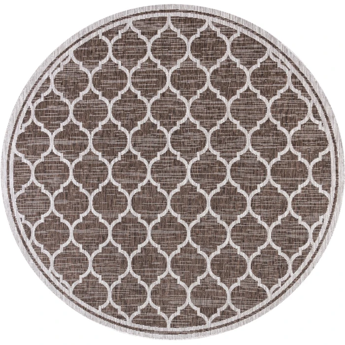 Jonathan Y SANTA MONICA Brown SMB109B 3ft.-11in. Round Rug