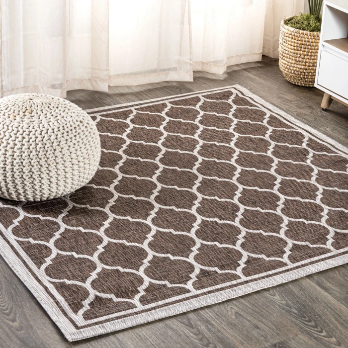 Jonathan Y SANTA MONICA Red SMB109C 9ft. Square Rug