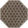 Jonathan Y SANTA MONICA Brown SMB109B 5ft.-3in. Octagon Rug