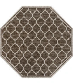Jonathan Y SANTA MONICA Brown SMB109B 5ft.-3in. Octagon Rug
