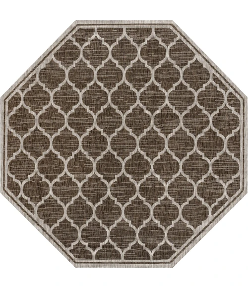 Jonathan Y SANTA MONICA Brown SMB109B 5ft.-3in. Octagon Rug