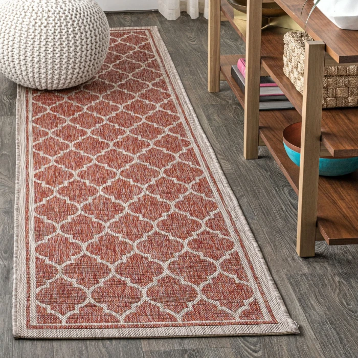 Jonathan Y SANTA MONICA Red SMB109C 2ft.-2in. X 14ft. Rect. Rug