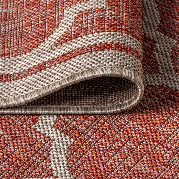 Jonathan Y SANTA MONICA Red SMB109C 3ft.-11in. Round Rug