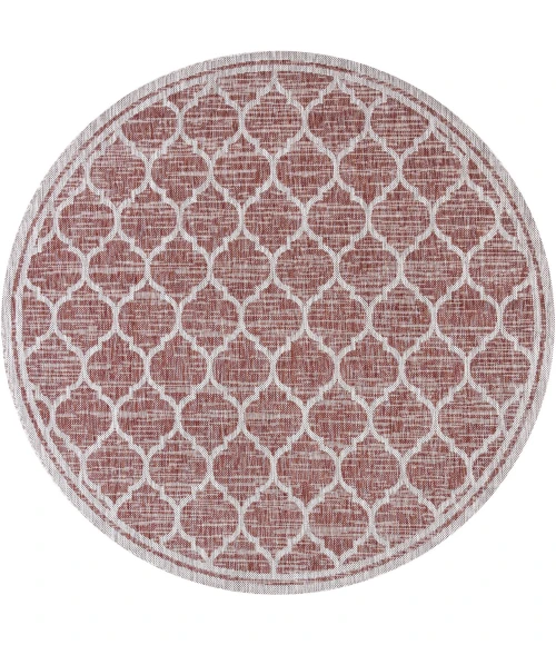 Jonathan Y SANTA MONICA Red SMB109C 7ft.-9in. Round Rug