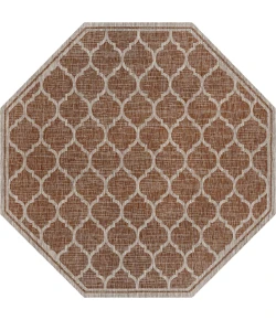 Jonathan Y SANTA MONICA Red SMB109C 5ft.-3in. Octagon Rug
