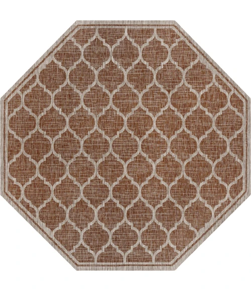 Jonathan Y SANTA MONICA Red SMB109C 5ft.-3in. Octagon Rug