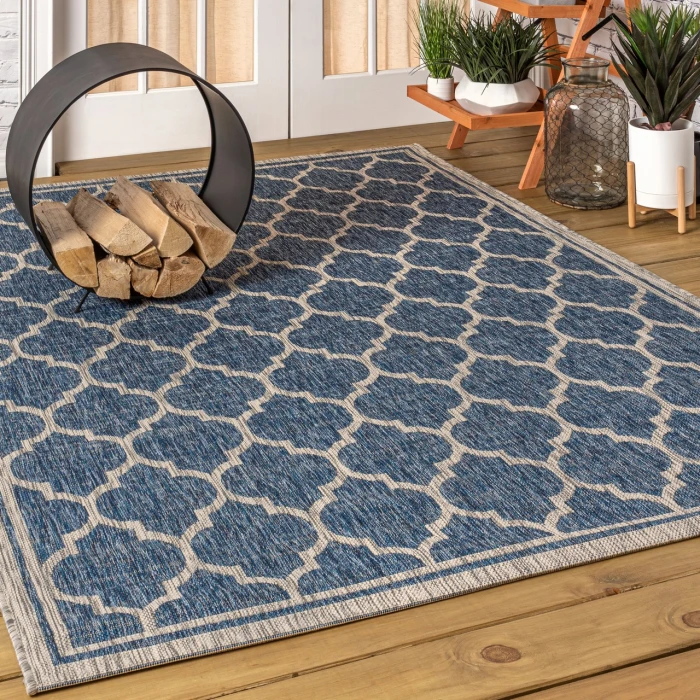 Jonathan Y SANTA MONICA Blue SMB109D 10ft. X 14ft. Rect. Rug