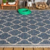 Jonathany Santa Monica SMB109D Navy/Gray Area Rug 9 ft. X 12 ft. Rectangle