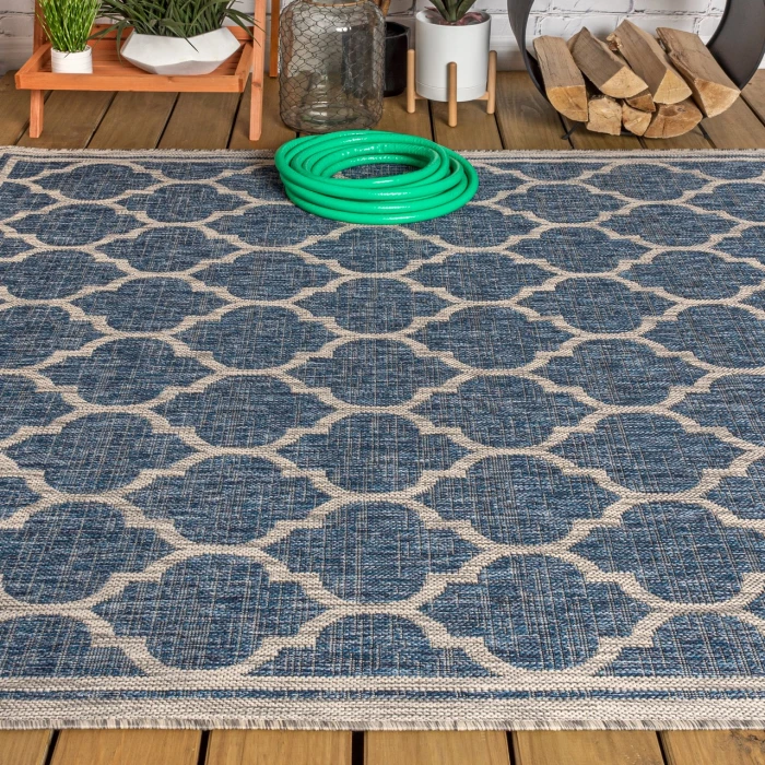 Jonathan Y SANTA MONICA Blue SMB109D 10ft. X 14ft. Rect. Rug