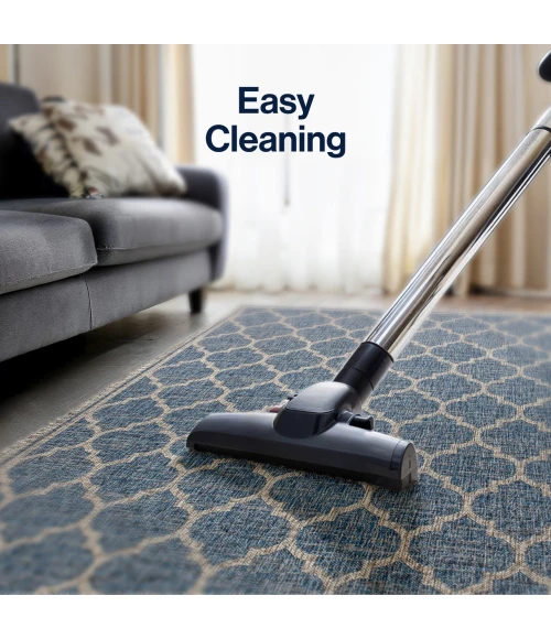 Jonathan Y SANTA MONICA Blue SMB109D 5ft.-3in. Octagon Rug