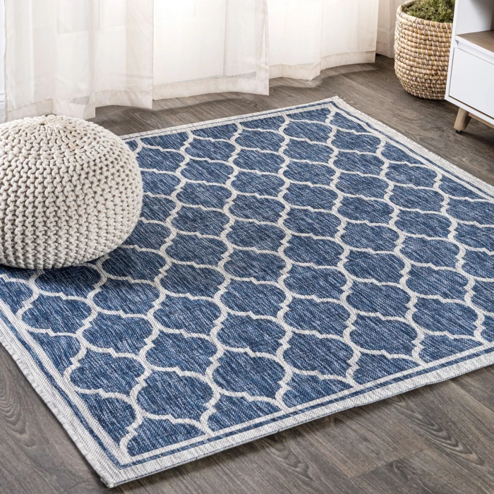 Jonathan Y SANTA MONICA Green SMB109E 9ft. Square Rug