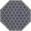 Jonathan Y SANTA MONICA Blue SMB109D 5ft.-3in. Octagon Rug
