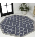 Jonathan Y SANTA MONICA Blue SMB109D 5ft.-3in. Octagon Rug