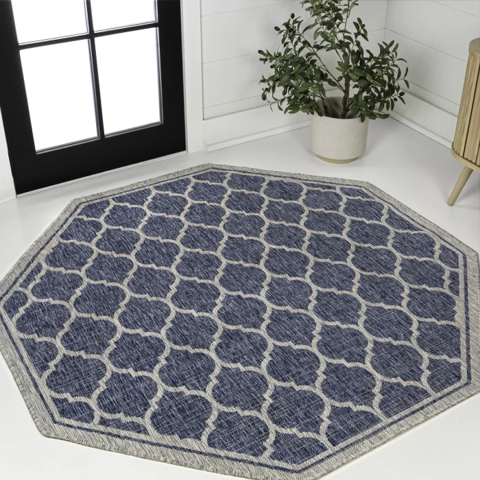 Jonathan Y SANTA MONICA Green SMB109E 7ft.-9in. Octagon Rug