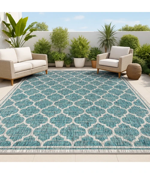 Jonathan Y SANTA MONICA Green SMB109E 10ft. X 14ft. Rect. Rug