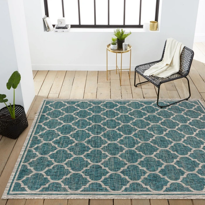 Jonathan Y SANTA MONICA Green SMB109E 10ft. X 14ft. Rect. Rug
