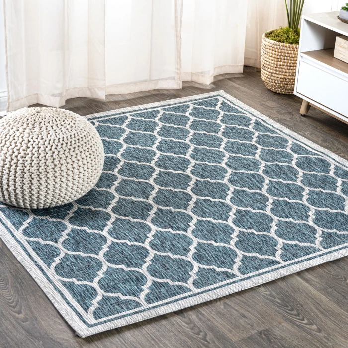 Jonathan Y SANTA MONICA Green SMB109E 7ft.-9in. Square Rug