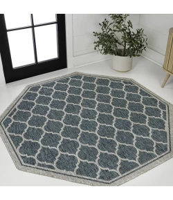 Jonathan Y SANTA MONICA Green SMB109E 5ft.-3in. Octagon Rug