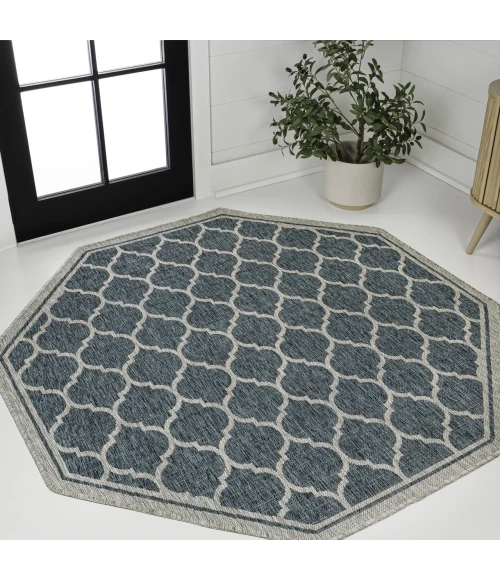 Jonathan Y SANTA MONICA Green SMB109E 5ft.-3in. Octagon Rug