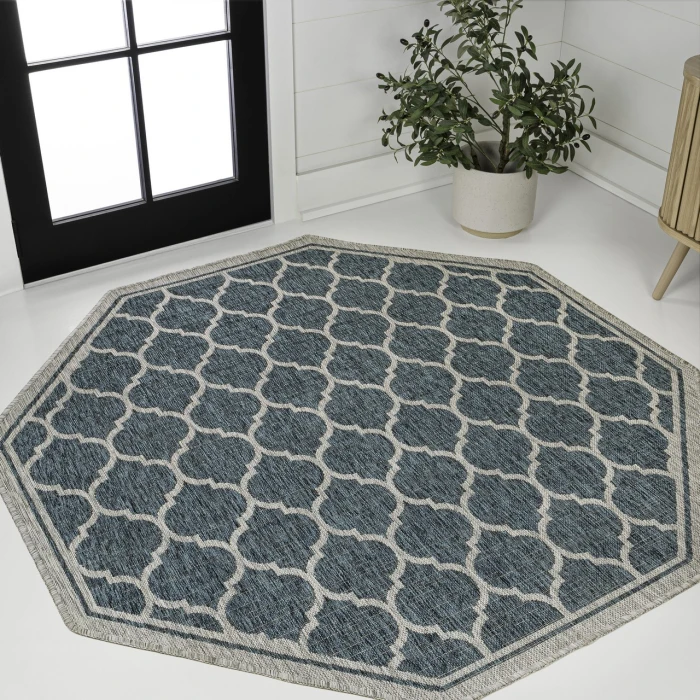 Jonathan Y SANTA MONICA Green SMB110A 7ft.-9in. Octagon Rug