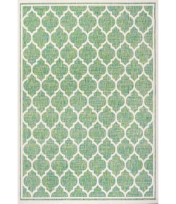 Jonathany Santa Monica SMB109I Cream/Green Area Rug 7 ft. 9 in. X 10 ft. Rectangle