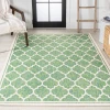 Jonathany Santa Monica SMB109I Cream/Green Area Rug 9 ft. X 12 ft. Rectangle