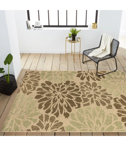 Jonathan Y SANTA MONICA Green SMB110A 10ft. X 14ft. Rect. Rug