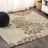 Jonathany Santa Monica SMB110A Sage/Brown Area Rug 6 ft. 7 in. X 6 ft. 7 in. Square