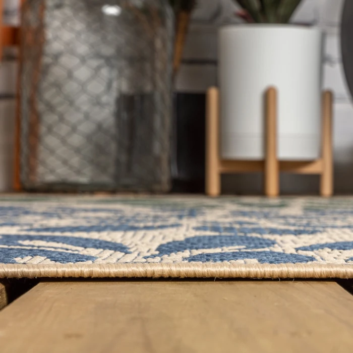 Jonathan Y SANTA MONICA Blue SMB110B 3ft.-1in. Round Rug