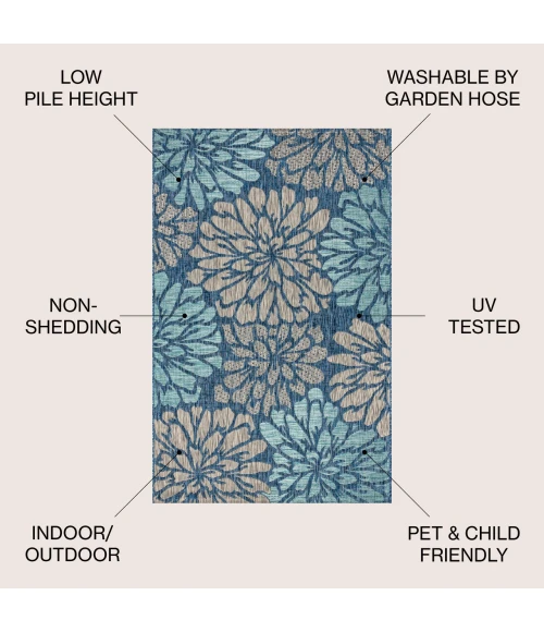 Jonathan Y SANTA MONICA Cream SMB110D 6ft. X 9ft. Rect. Rug