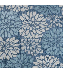 Jonathany Santa Monica SMB110C Navy/Aqua Area Rug 6 ft. 7 in. X 6 ft. 7 in. Square