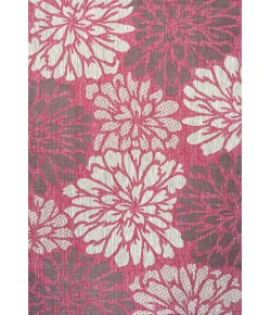 Jonathany Santa Monica SMB110F Fuchsia/Light Gray Area Rug 5 ft. 3 in. X 7 ft. 7 in. Rectangle