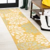 Jonathany Santa Monica SMB110G Yellow/Cream Area Rug 2 ft. 2 in. X 10 ft. Runner