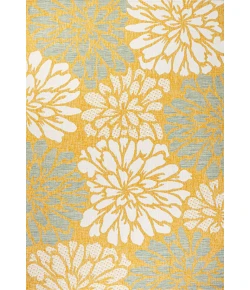 Jonathany Santa Monica SMB110G Yellow/Cream Area Rug 9 ft. X 12 ft. Rectangle