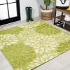 Jonathany Santa Monica SMB110H Green/Cream Area Rug 5 ft. 3 in. X 5 ft. 3 in. Square