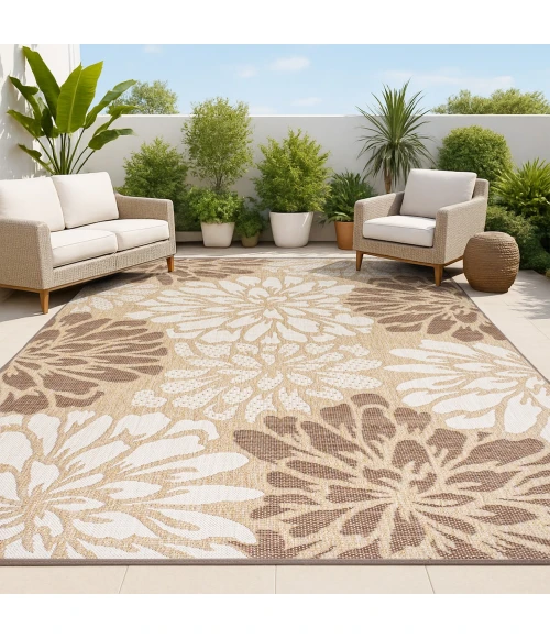 Jonathan Y SANTA MONICA Brown SMB110I 10ft. X 14ft. Rect. Rug