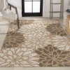 Jonathany Santa Monica SMB110I Brown/Cream Area Rug 5 ft. 3 in. X 7 ft. 7 in. Rectangle