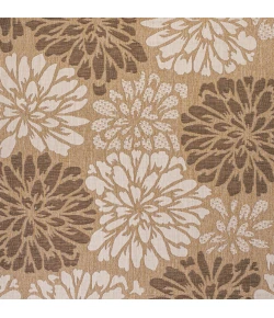 Jonathany Santa Monica SMB110I Brown/Cream Area Rug 5 ft. 3 in. X 5 ft. 3 in. Square