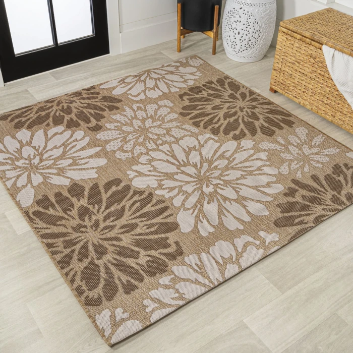 Jonathan Y SANTA MONICA Brown SMB110I 3ft.-11in. Square Rug