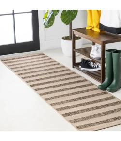 Jonathany Santa Monica SMB112A Beige/Brown Area Rug 2 ft. 2 in. X 8 ft. Runner