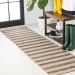 Jonathany Santa Monica SMB112A Beige/Brown Area Rug 2 ft. 2 in. X 8 ft. Runner