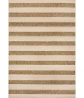 Aveiro Wide Stripe Beige/Brown 4 ft. x 6 ft. Indoor/Outdoor Area Rug