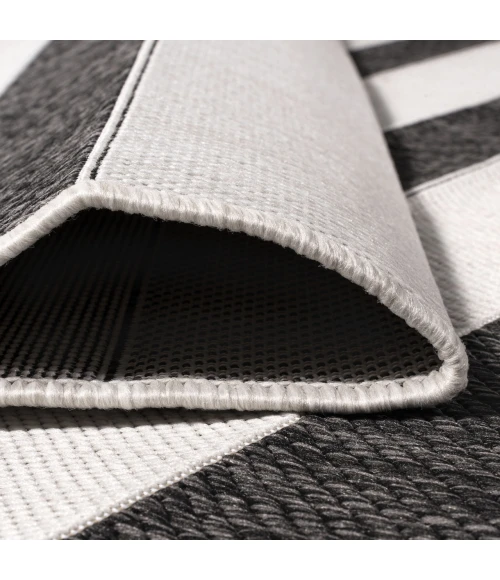 Jonathan Y SANTA MONICA Black SMB112B 5ft.3in. Round Rug