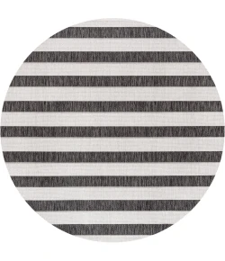 Jonathan Y SANTA MONICA Black SMB112B 6ft.7in. Round Rug
