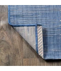 Tavira Modern Strie' Blue/Beige 3 ft. x 5 ft. Indoor/Outdoor Area Rug